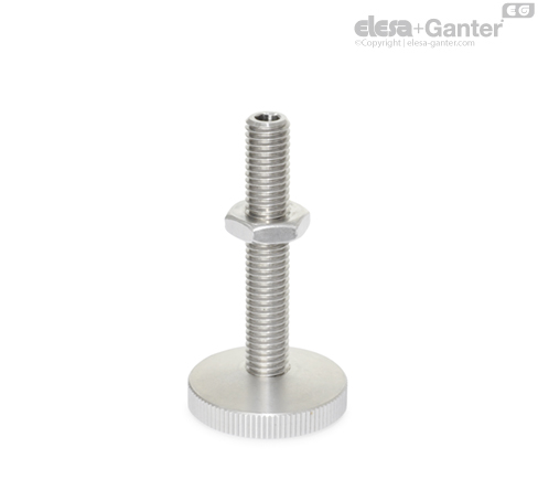 GN 339-NI Stopki Stal nierdzewna | Elesa+Ganter